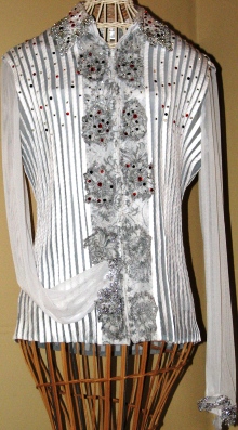 White & Silver Rail Shirt White & Silver Rail Shirt